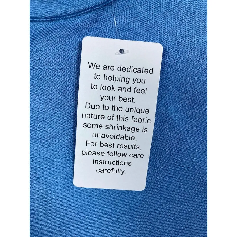 New Roamans Peplum Short Sleeve Top Womens Plus 18/20 Blue 3/4 Bell Sleeves NWT Size undefined - Image 4