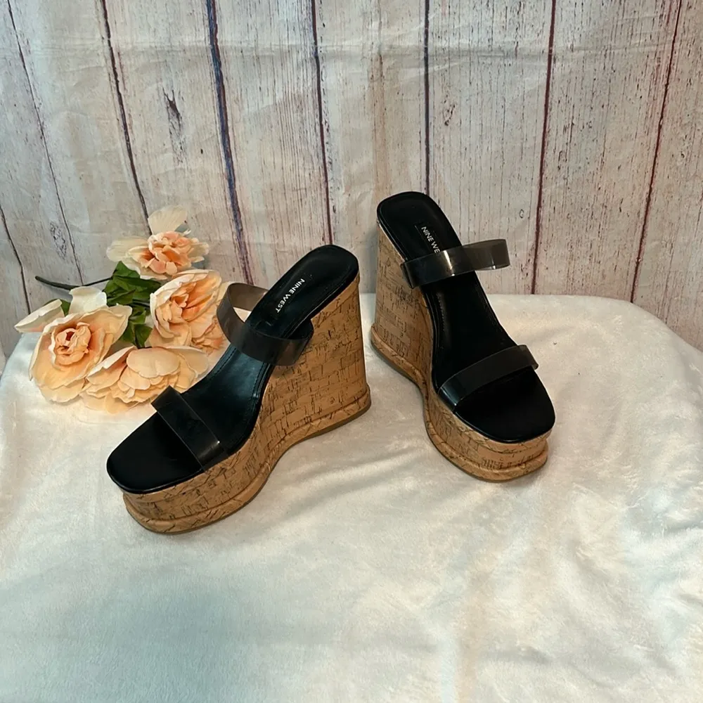 NWOT Nine West Rapps Wedge Sandal - Image 3