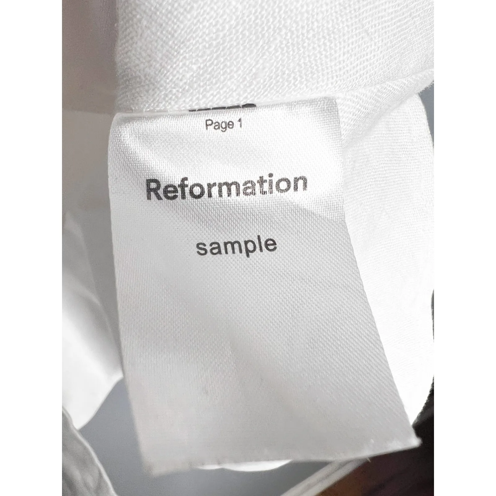 Reformation The Collection Truro‎ Top Size 4 White Bustier Corset Zip Front Tank - Image 7