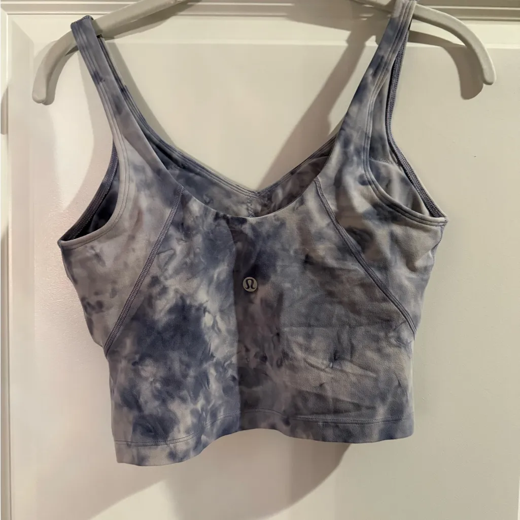 lululemon athletica Blue Tie-Dye Tank Top - Image 3