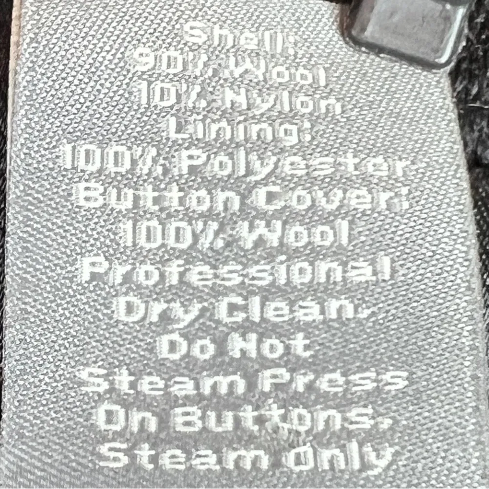 Ann Taylor sz8 (FLAWED) Brocade Floral Design Black Jacket Lined Sparkly… - Image 15