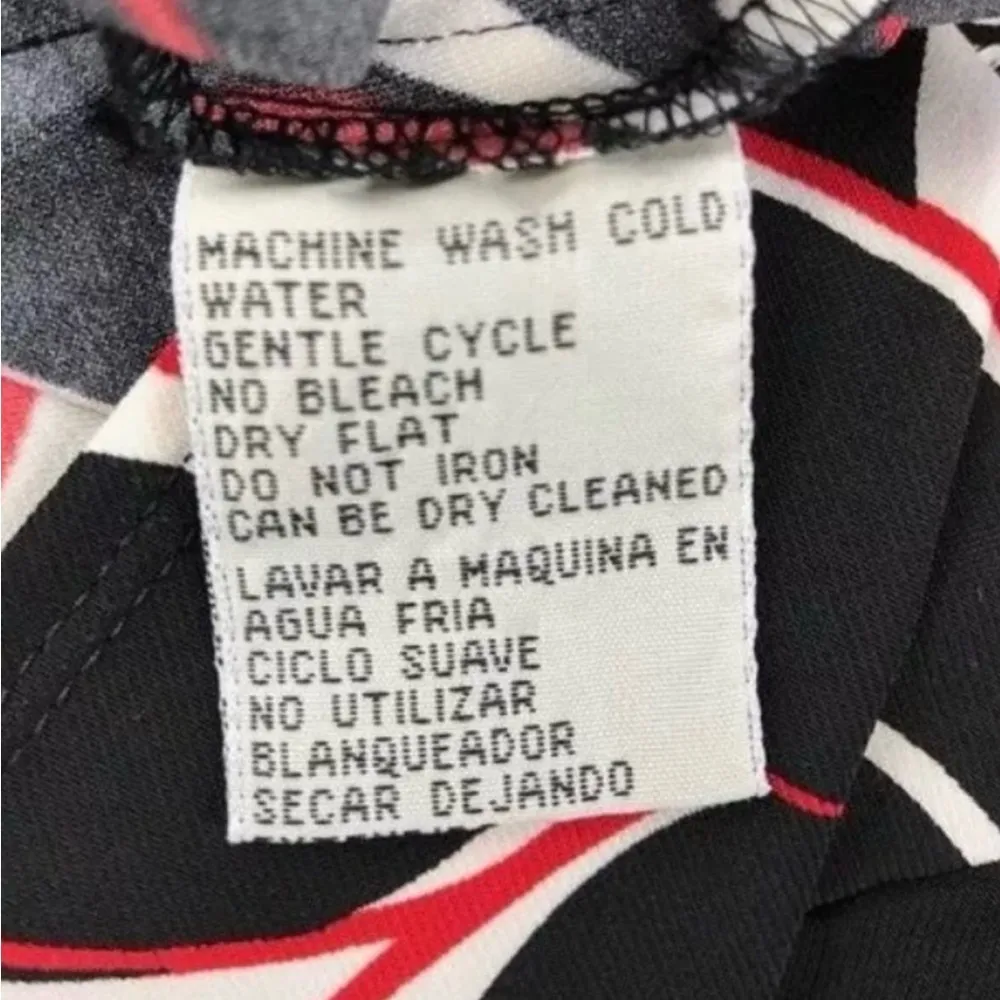 Evan Picone V Neck Floral Dress Career Casual Summer Size 6 - Image 7