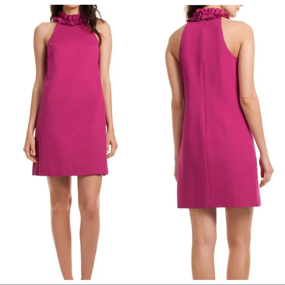 Trina Turk magenta Dobbie sleeveless dress - Image 3