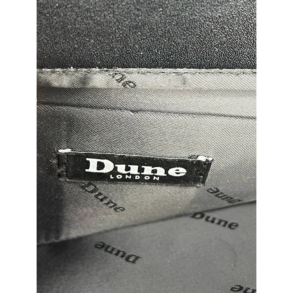 Dune London Faux Pebbled Leather black Medium Tote Bag gold hardware - Image 6