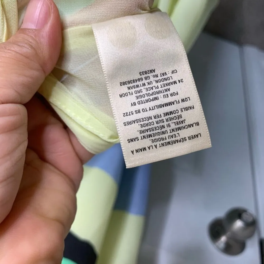 Anthropologie Maeve abstract sleeveless midi dress size small vacation beach‎ - Image 9