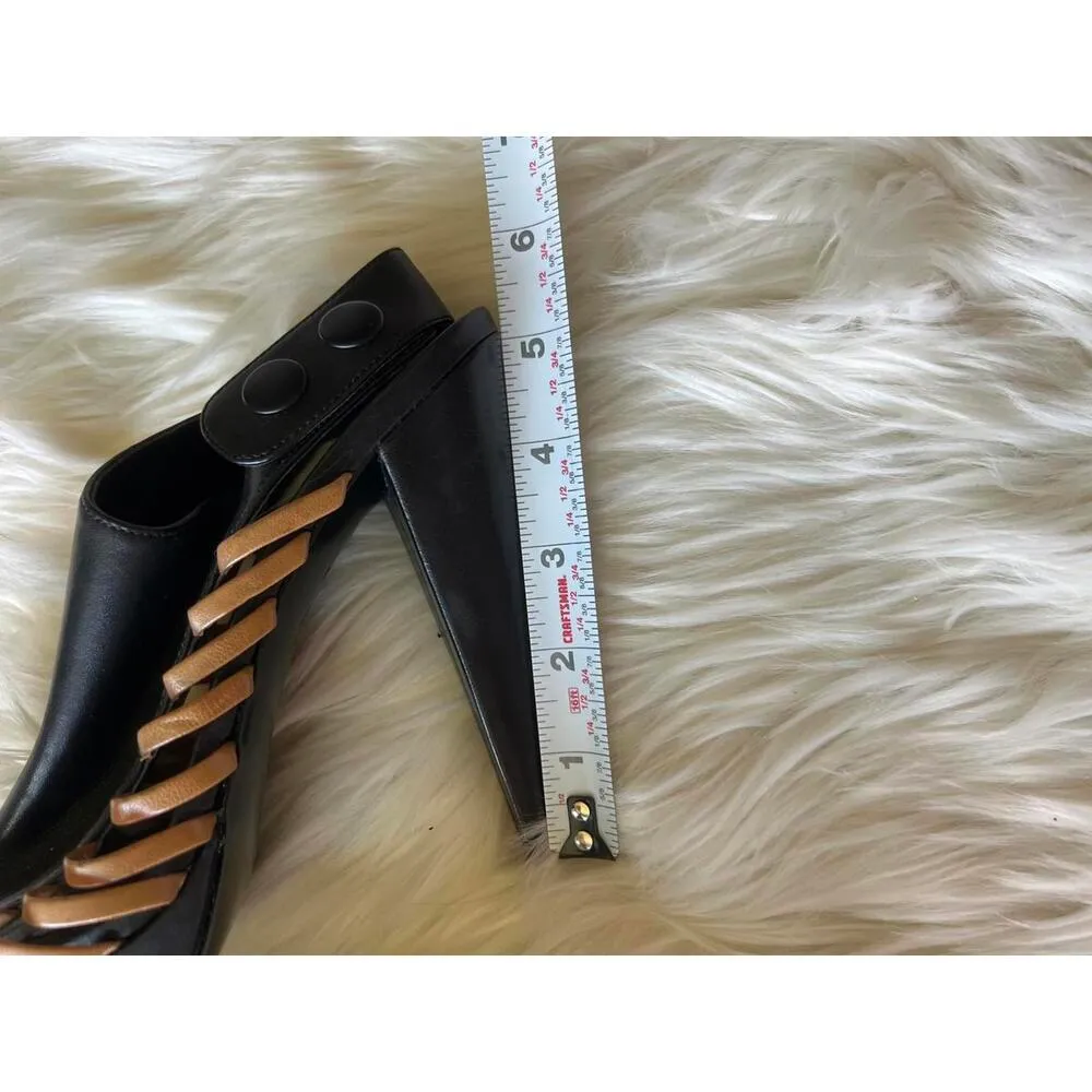 Stylish Black Heeled Sandals by Report Signature - Image 8