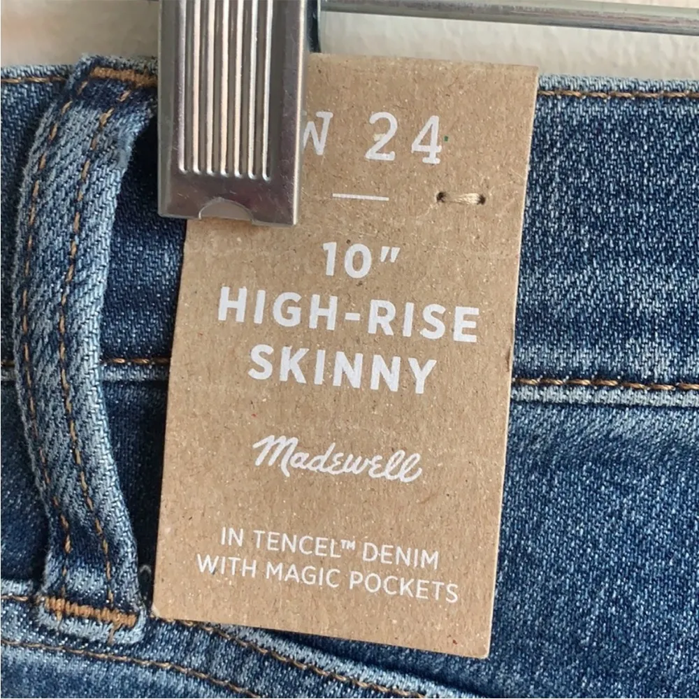 Madewell Jeans 10” High Rise Skinny 24 NWT - Image 9