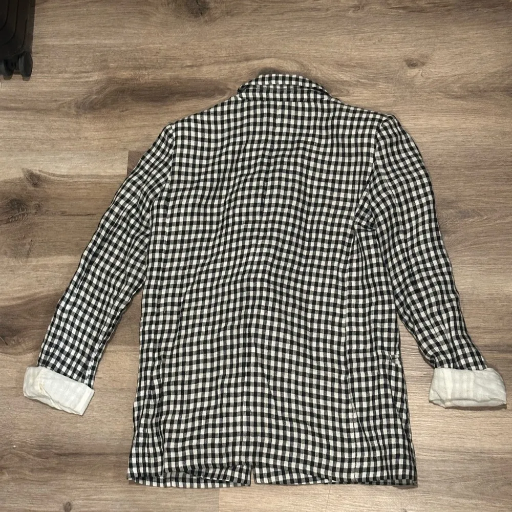 Lovers + Friends Fanning Blazer Ivory and Black - Image 10