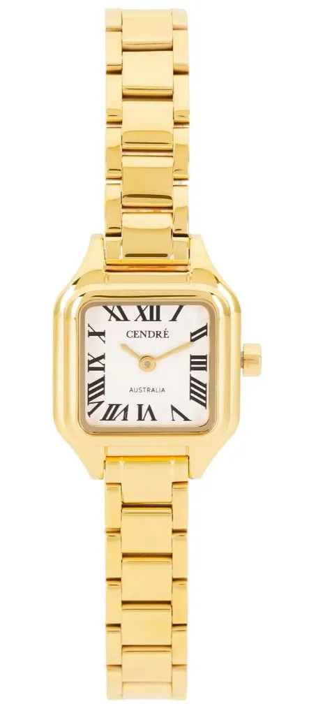 Cendre Oscar Watch in Gold White New in Case Womens Revolve - Image 1