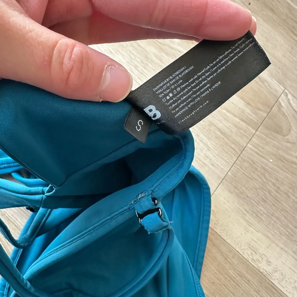 blackbough blue bandeau bikini top - Image 4