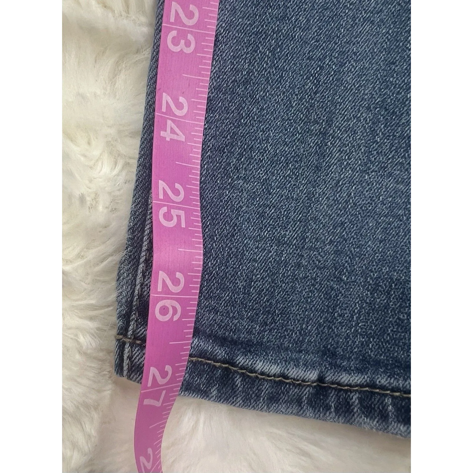 Judy Blue Womens sz 7/28 Distressed Denim Jeans - Image 12