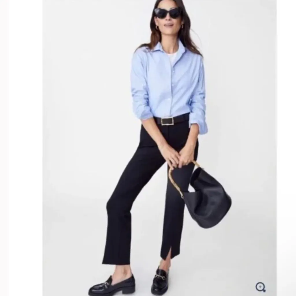 AYR The Sizzle Tonal Stretch Seamed Front Split‎ Ankle Pants Size 4 - Image 3