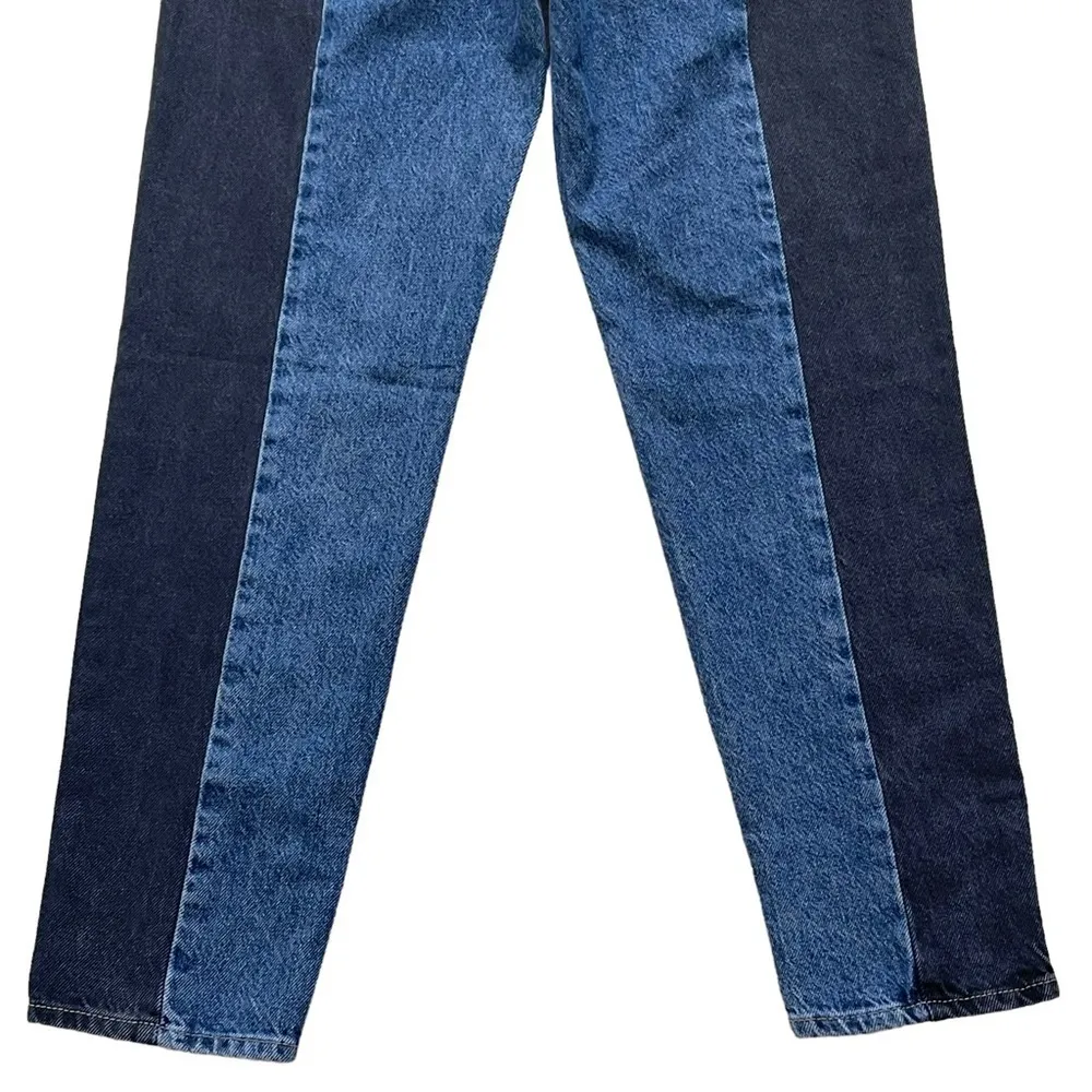 PacSun Women’s Eco Colorblocked Ultra High Waisted Slim Fit Jeans Size 26 Cotton - Image 9