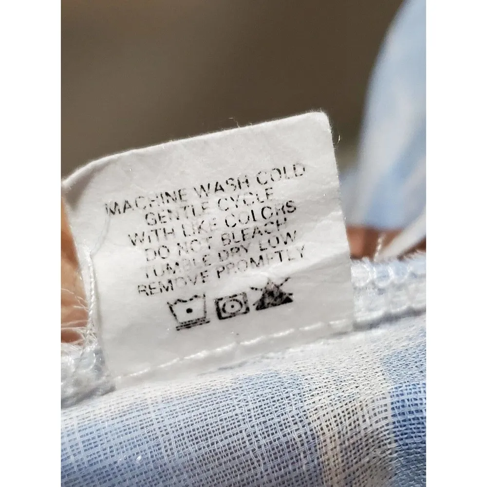 Three Eighty Two Women's Blue Polyester V-Neck Long Sleeve Knee Length Dress S - Image 12