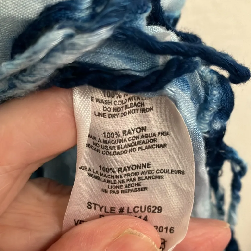 FINAL MARKDOWN Funky fringed caftan style top osfm Size undefined - Image 5