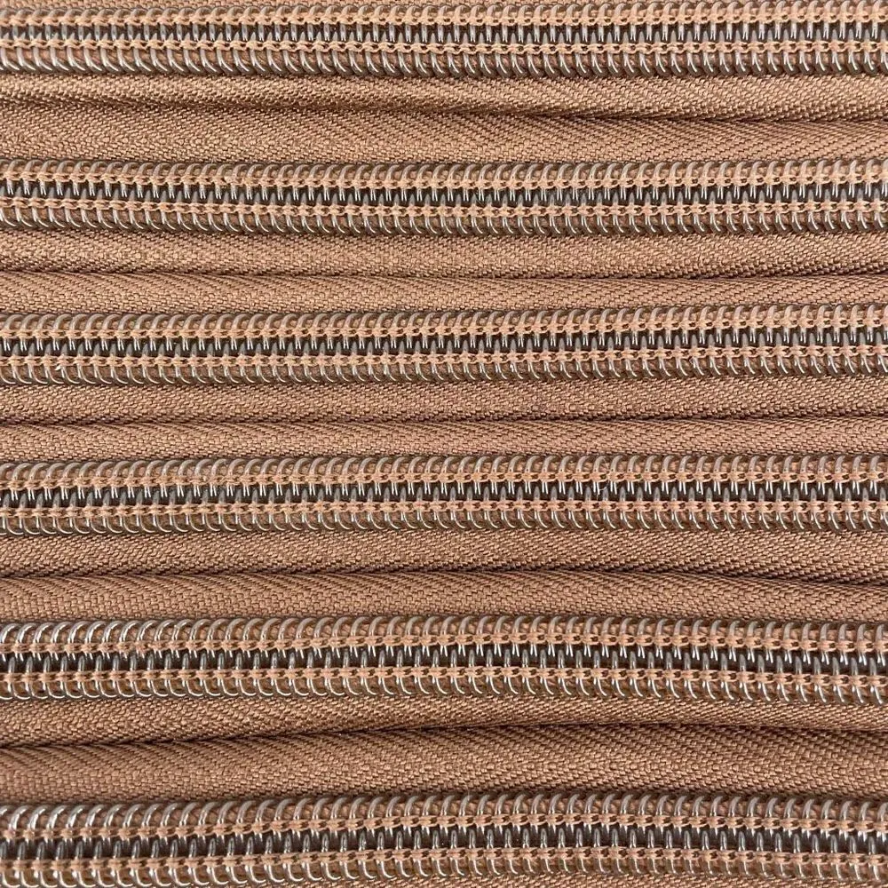 Bam Bags Unisex Nylon Zippered Purse Crossbody Tote Messenger Bag Brown Large‎ - Image 11