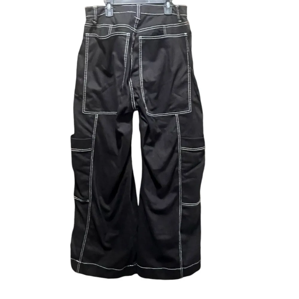 Aphrodite  Black Pocket Cargo Pants Size 11 - Image 7