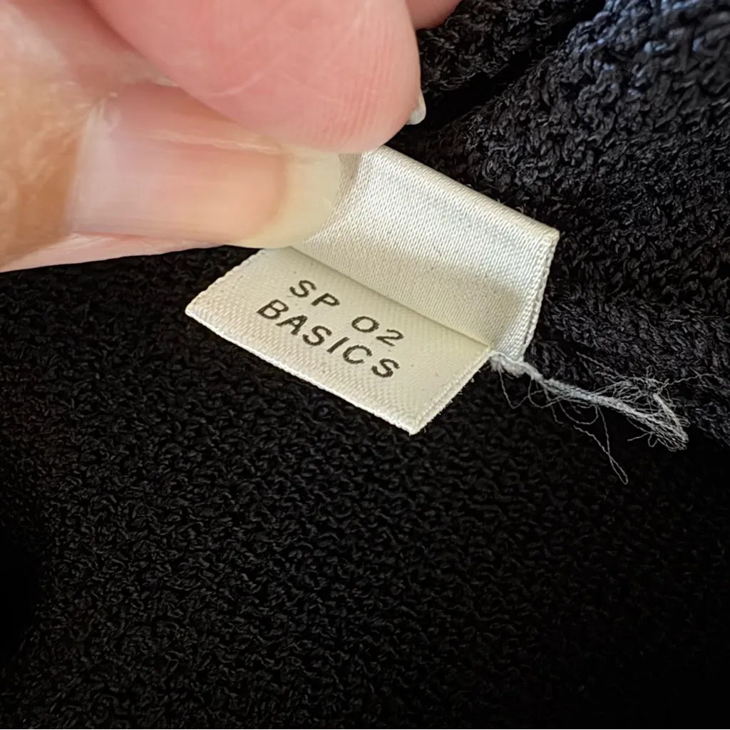 St. John Basics Black Santana Knit Wide Leg Pants Size 8 – Vintage 2002 - Image 7