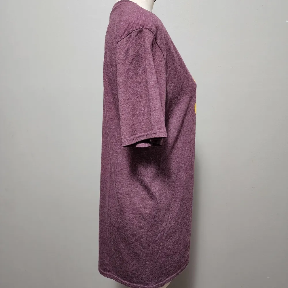 Simply Southern Maroon Vintage Collection Love Has 4 Paws T-Shirt - Image 3