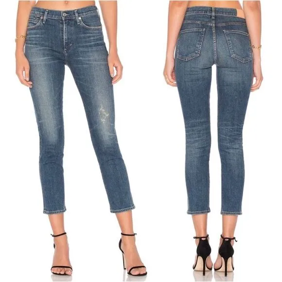 Citizens Of Humanity Cara High Rise‎ Cigarette Ankle 26 Ankara - Image 2