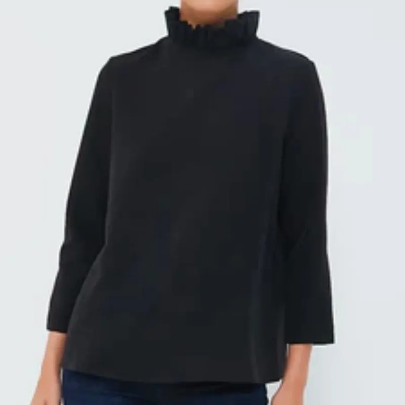 TUCKERNUCK | Faye Swing Top Blouse Tie Neck Bow Back 3/4 Sleeve | Size XXL - Image 3