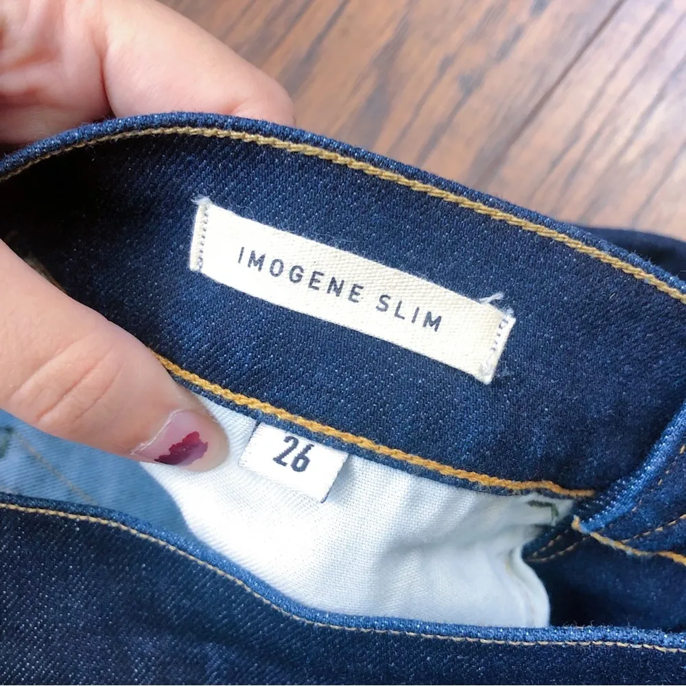 imogene + willie • Imogene Slim jeans high rise dark wash cigarette skinny leg - Image 5