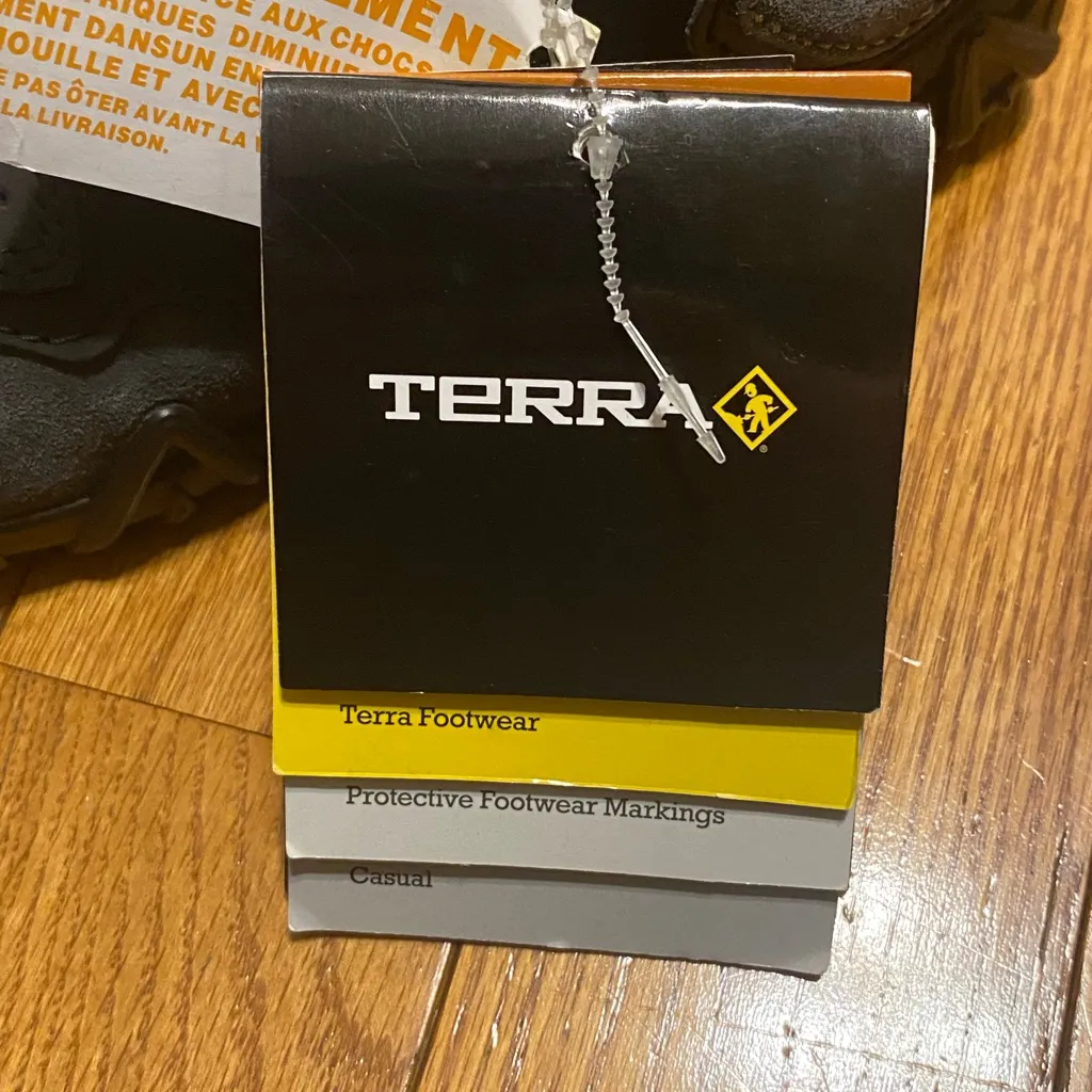 NEW Women's Terra Spider Composite Toe Athletic Safety Work Shoe Size 6 Black - Image 3