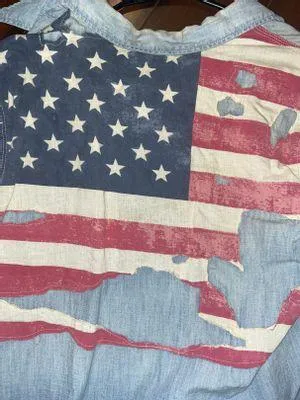 Distressed Jean Shirt - Image 3