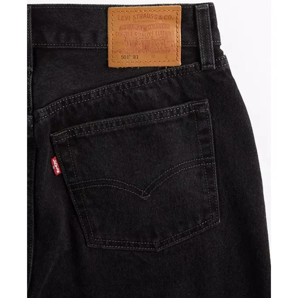 Levi's 501 81 Premium Concrete Ice Black Women's Jeans 32X31 Super High Rise - Image 6
