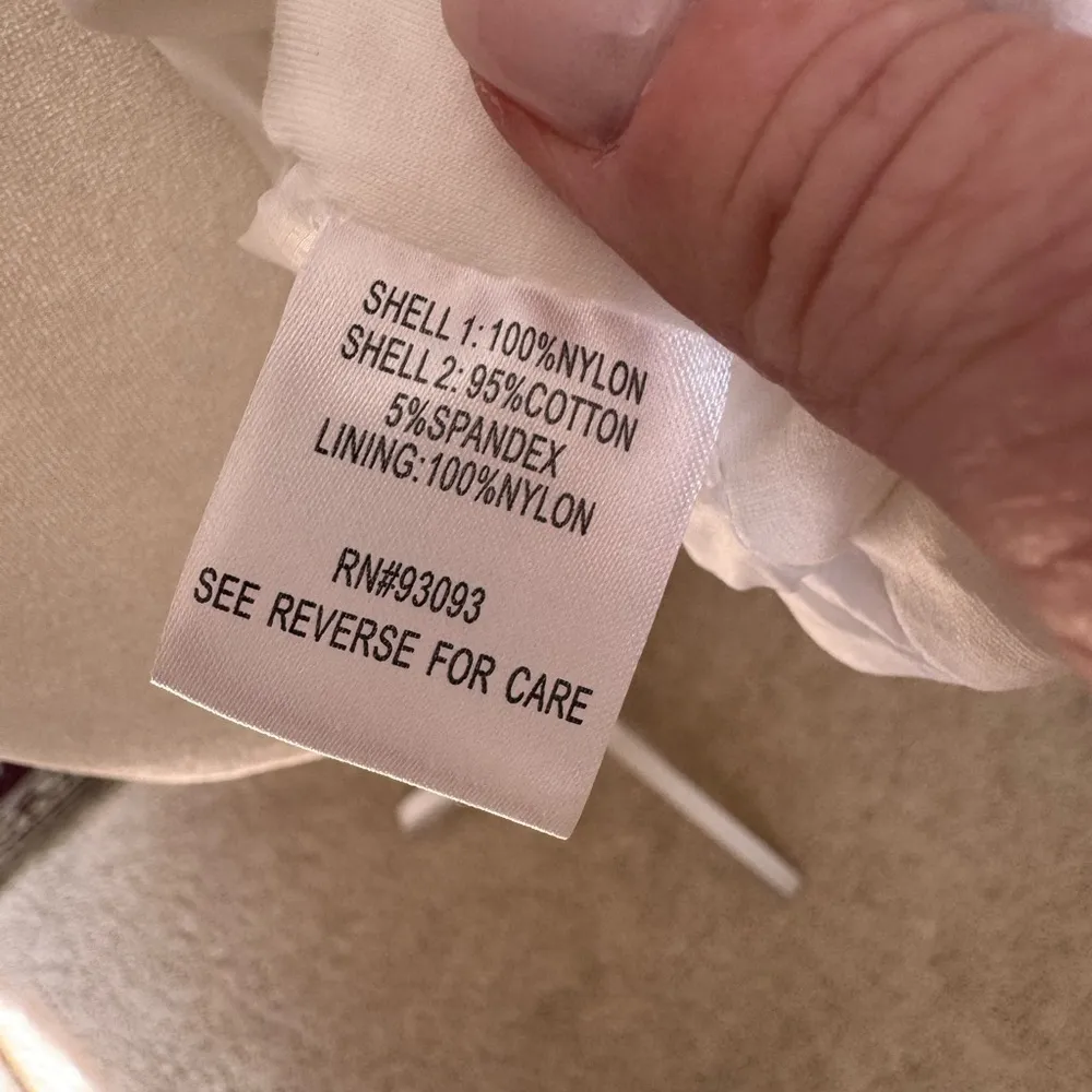 Tyler Boe White Nylon Vest - Image 3