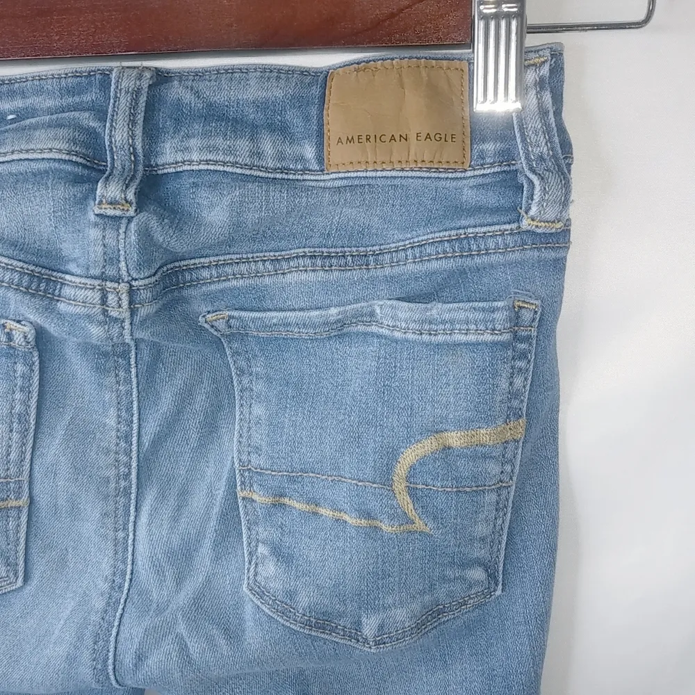 American Eagle 00S 23x26 Destroyed Jegging Jeans - Image 4