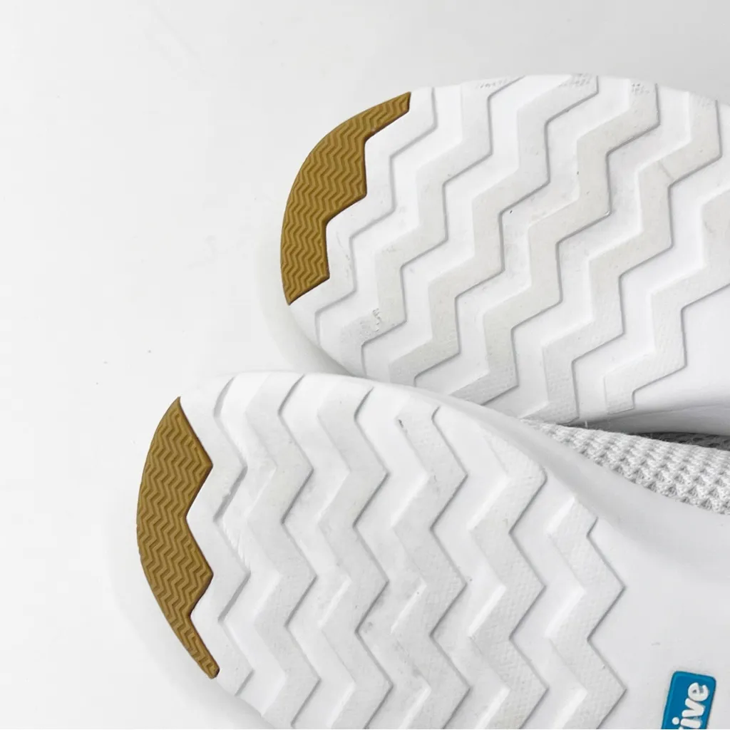 NATIVE White Mercury 2.0 Liteknit Lace Up Tennis Shoes Sneakers Size 6 - Image 5