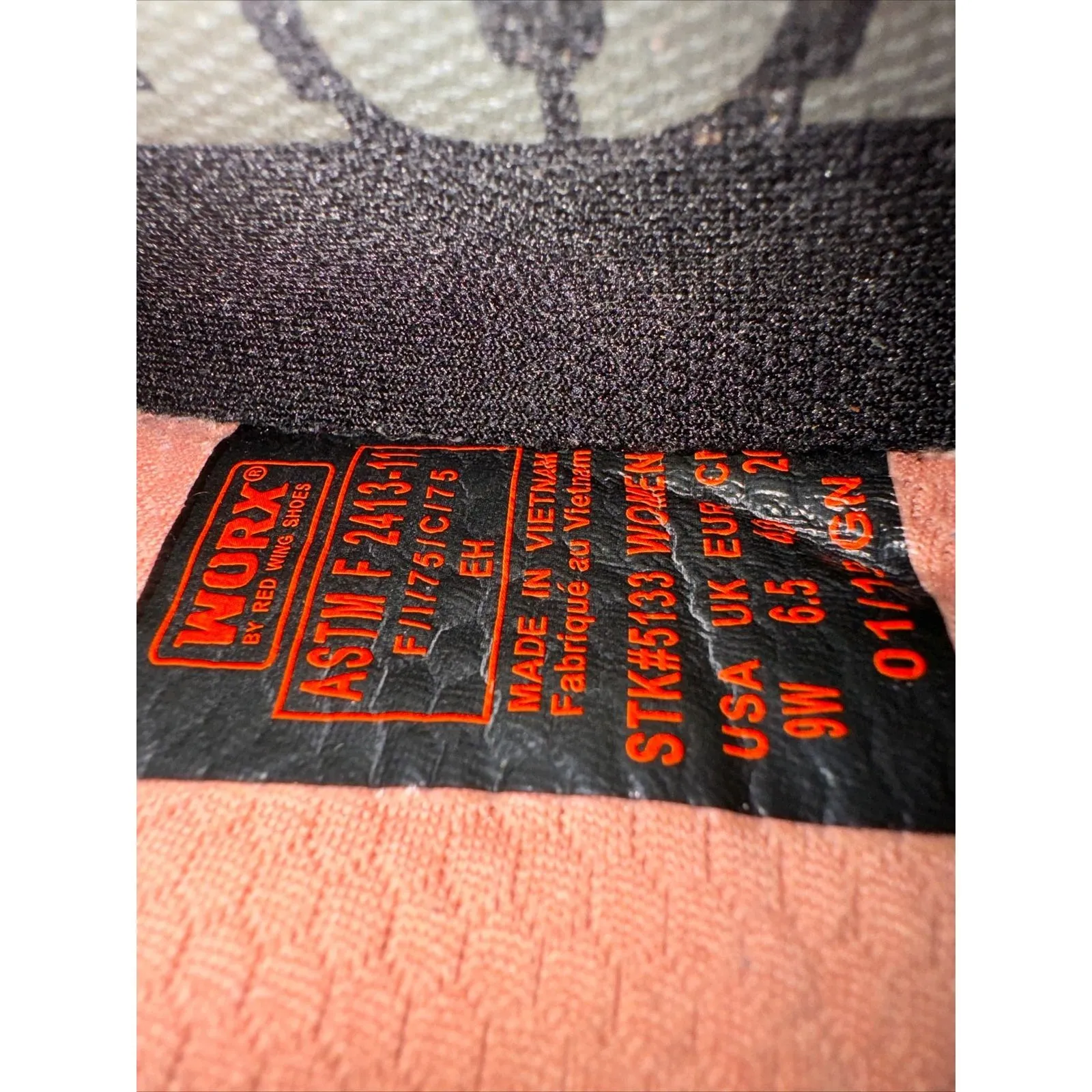 WORX By Red Wings Women's Athletic Shoes Steel Toe Safety Sneakers Size 9 W - Image 14