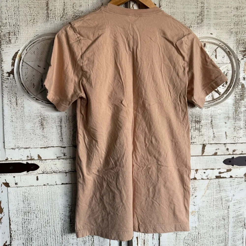 Bella Canvas Beige Cotton Tee - Image 5