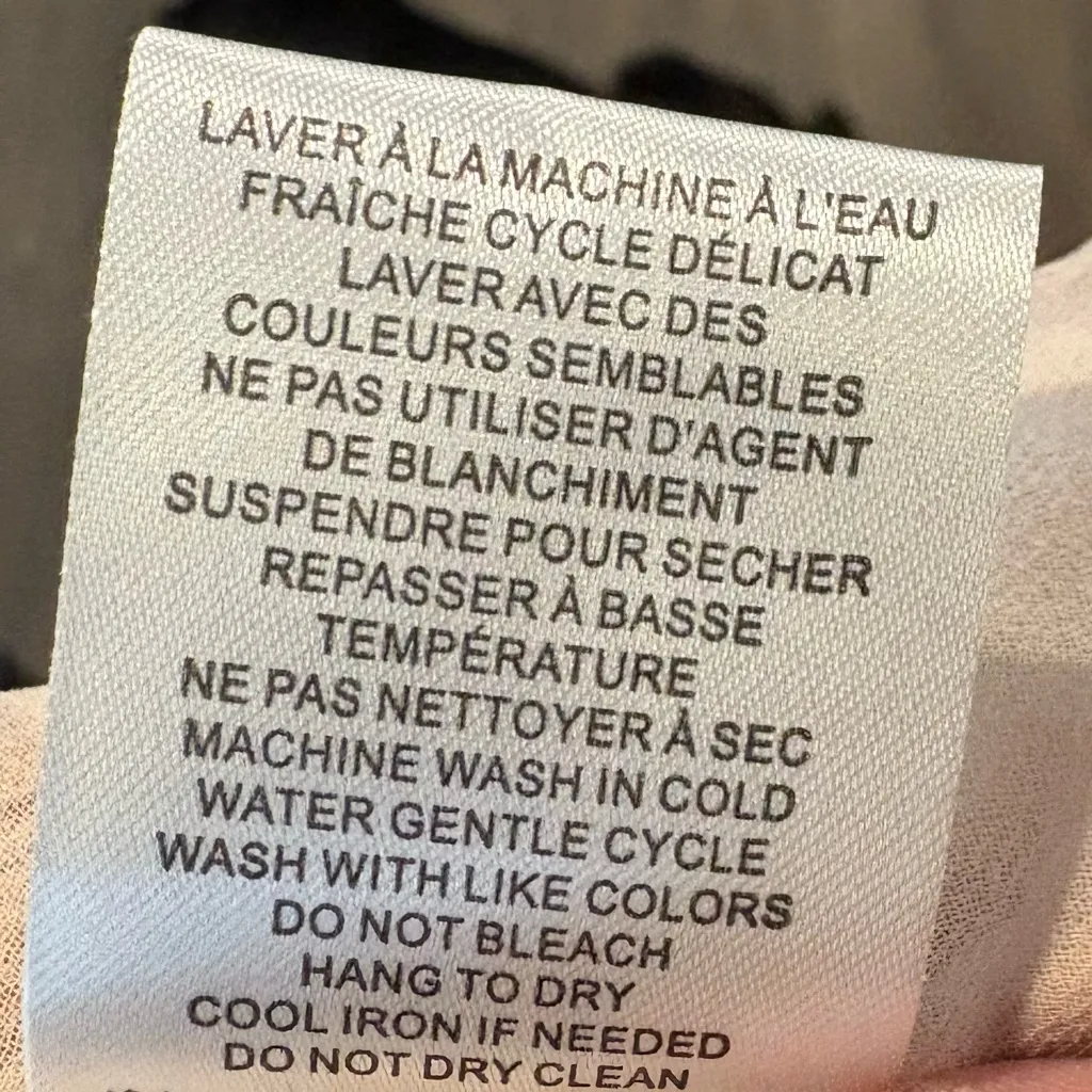 Rachel‎ Zoe Tan Printed Crop Top Size Medium - Image 7