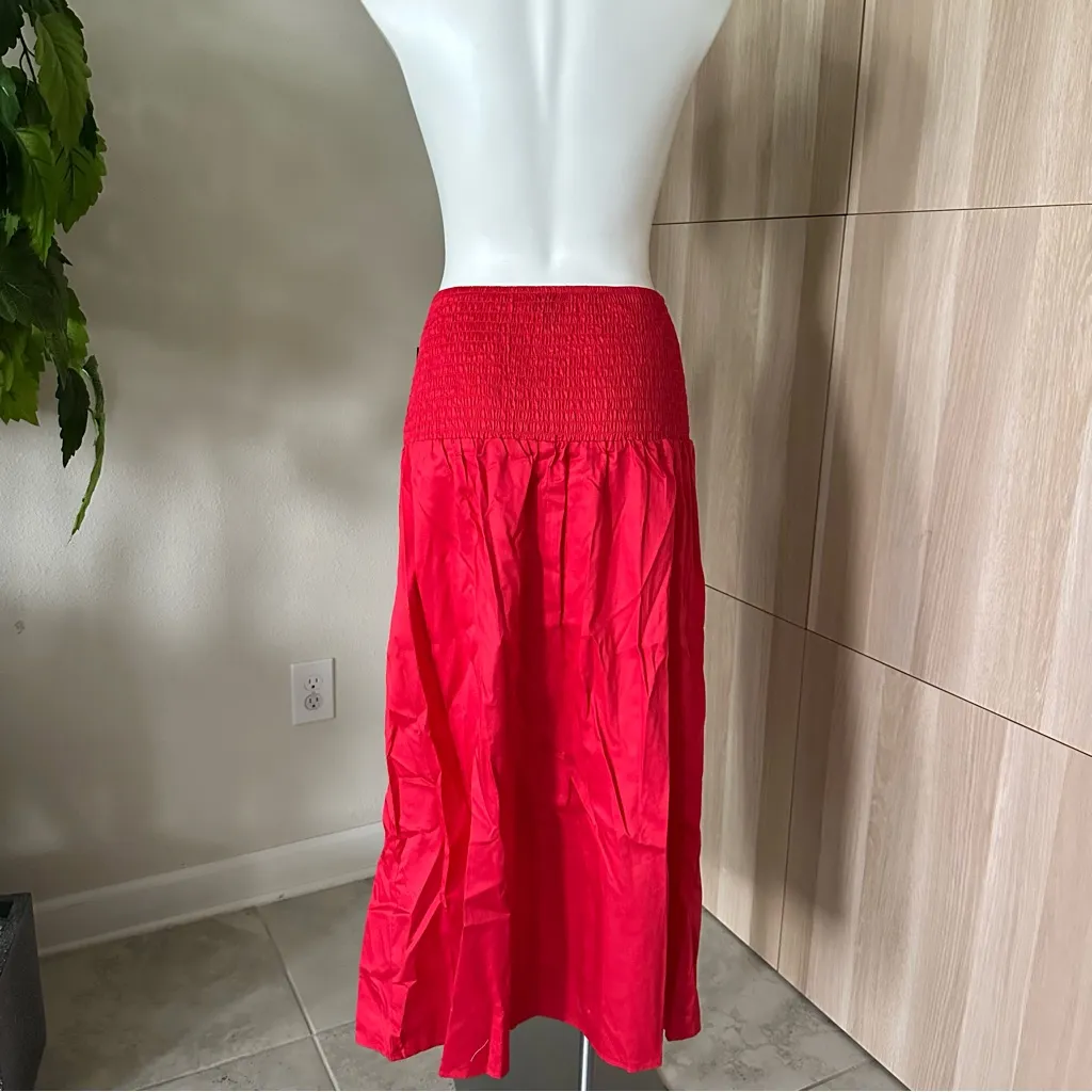 Wild Fable Women's Smocked Waist Maxi Skirt Size L - Image 6