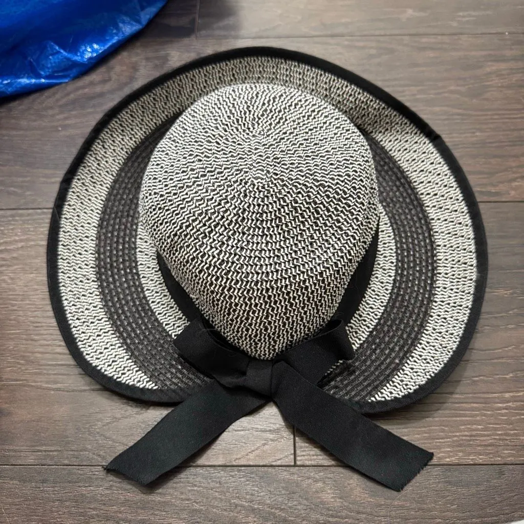 Sonoma Women’s Gray Black Bow Hat - Image 2