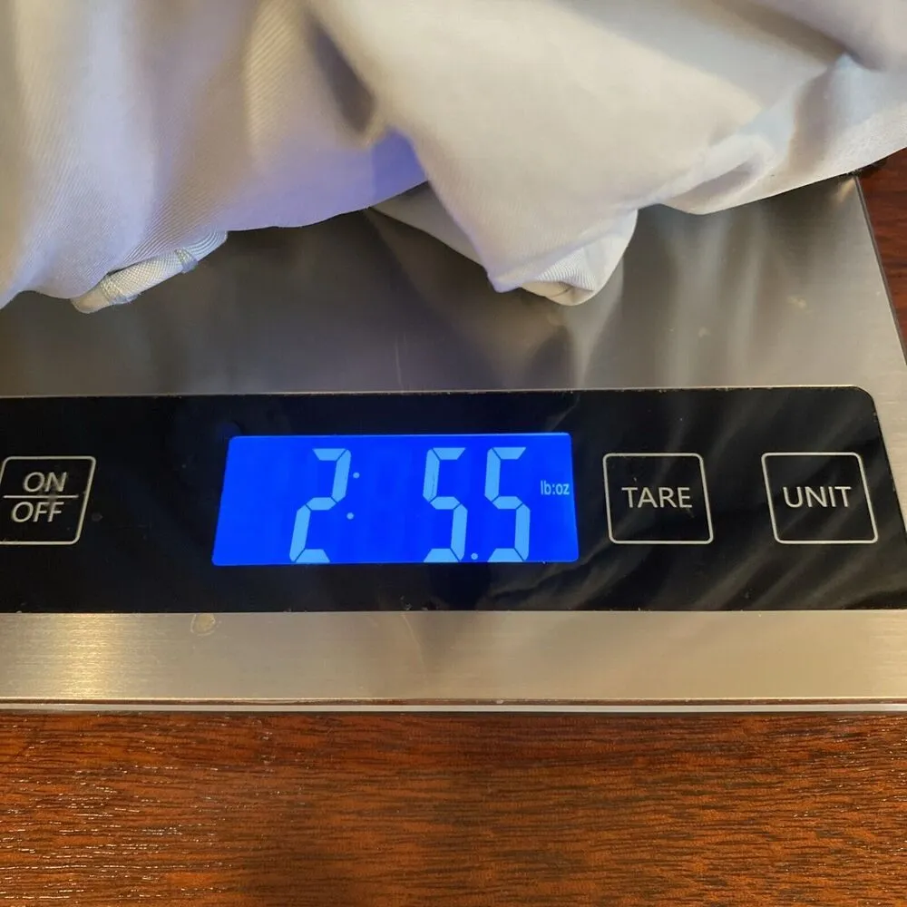 Donna Karan Black Label Light Blue Down Puffer Coat Size Small - Image 15