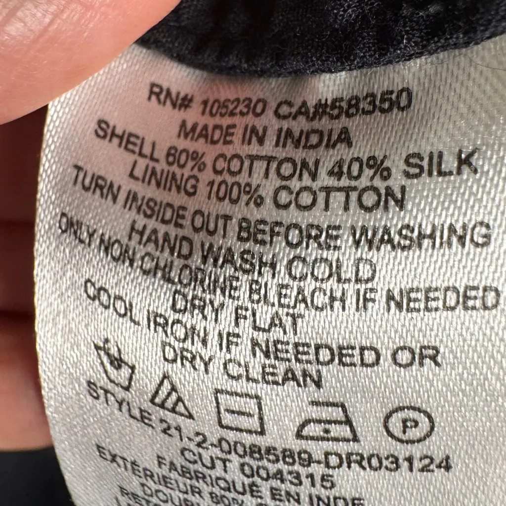 Joie Brown Ramera Tunic Cotton Silk Large Dress - Image 9