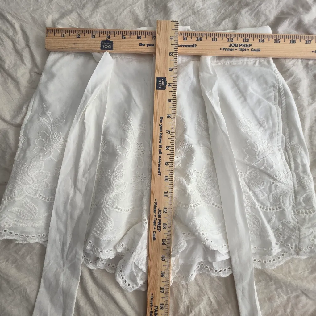 SMYM NWT Derby Amalfi Eyelet Super High Waisted Shorts M - Image 6