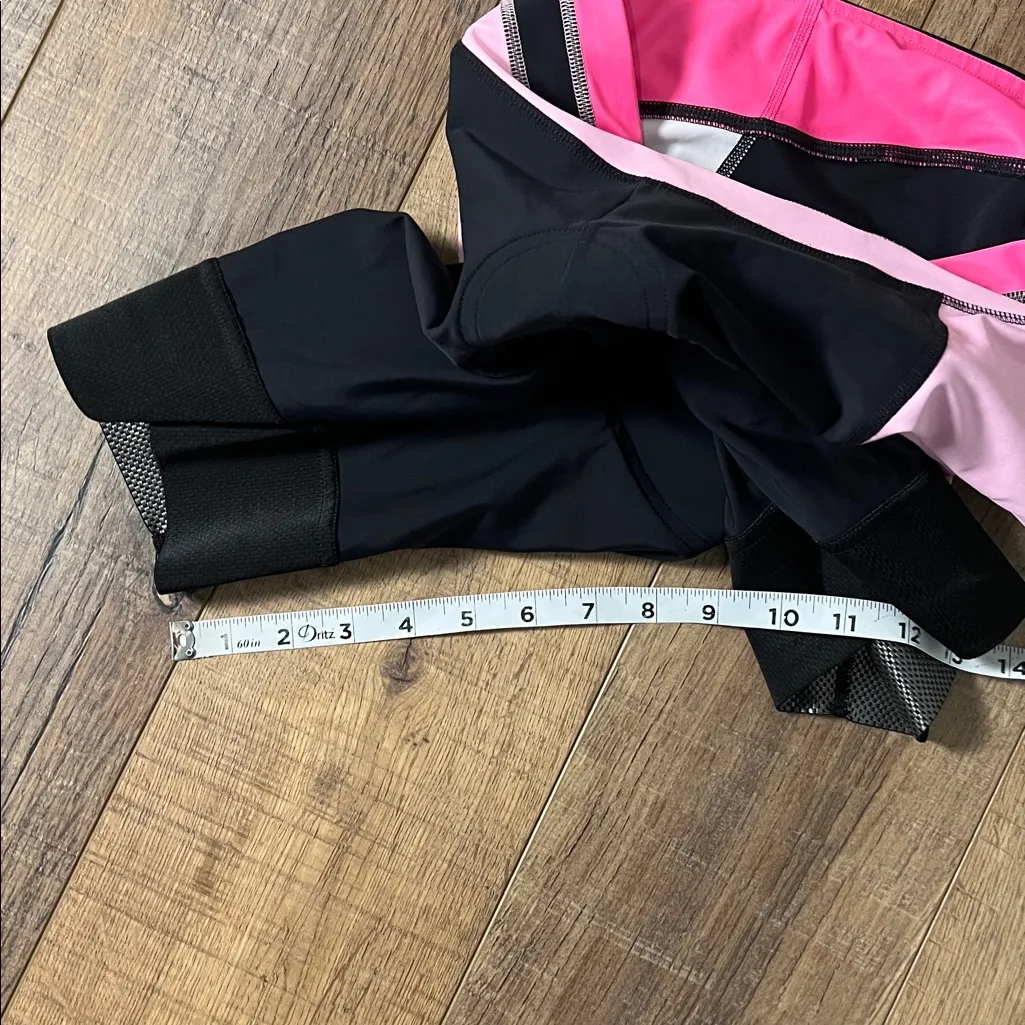 PEARL IZUMI Elite Pursuit Bike Spandex Shorts Black Pink Size Medium - Image 11