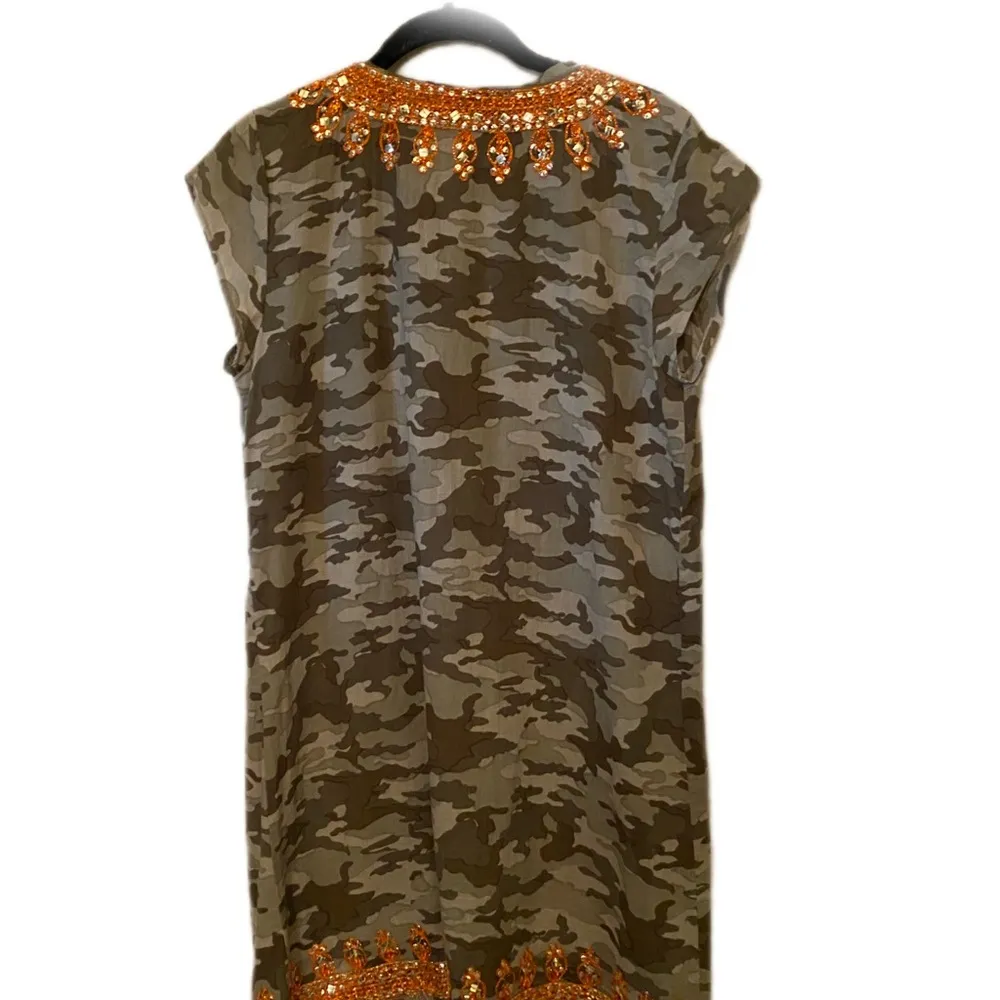 Calypso Camo Embellished Malka Dress - Image 3