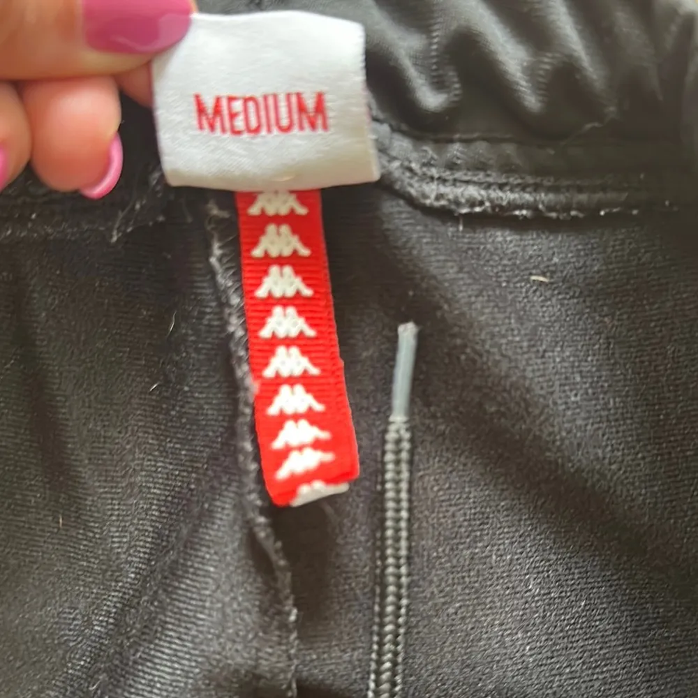 Vintage Kappa Black Track Pants - Image 4