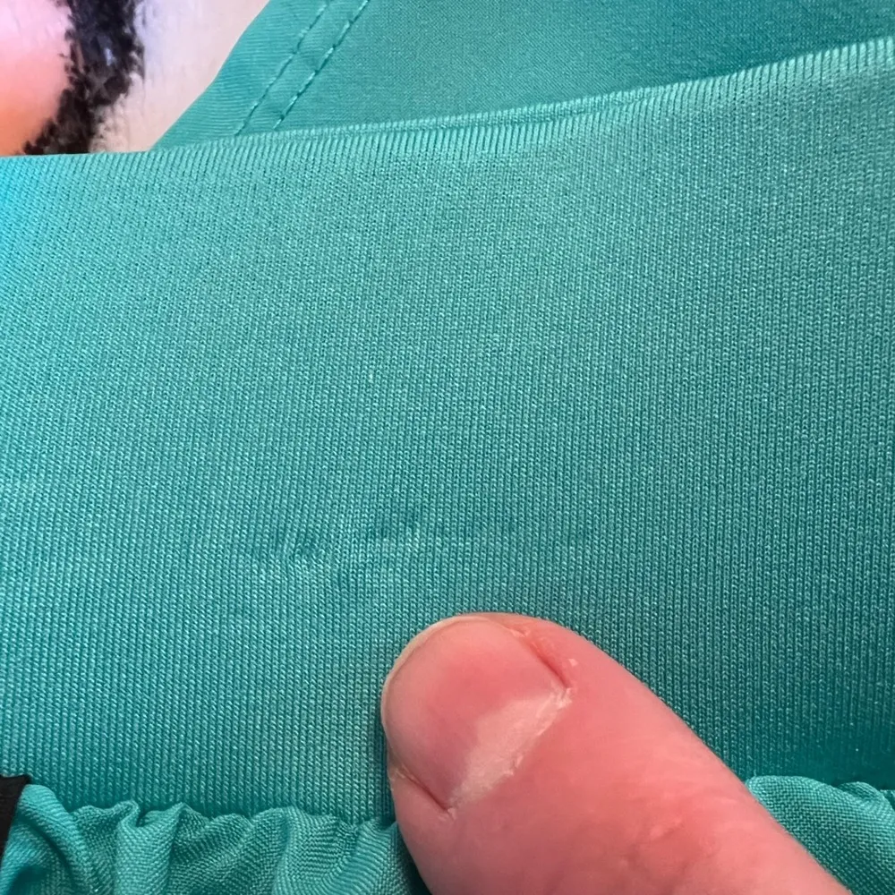 Shorts Teal Blue With Black Trim Loose Women's NWT Size 2X - Image 5