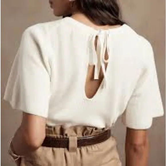 Banana Republic tie back sweater - Image 2