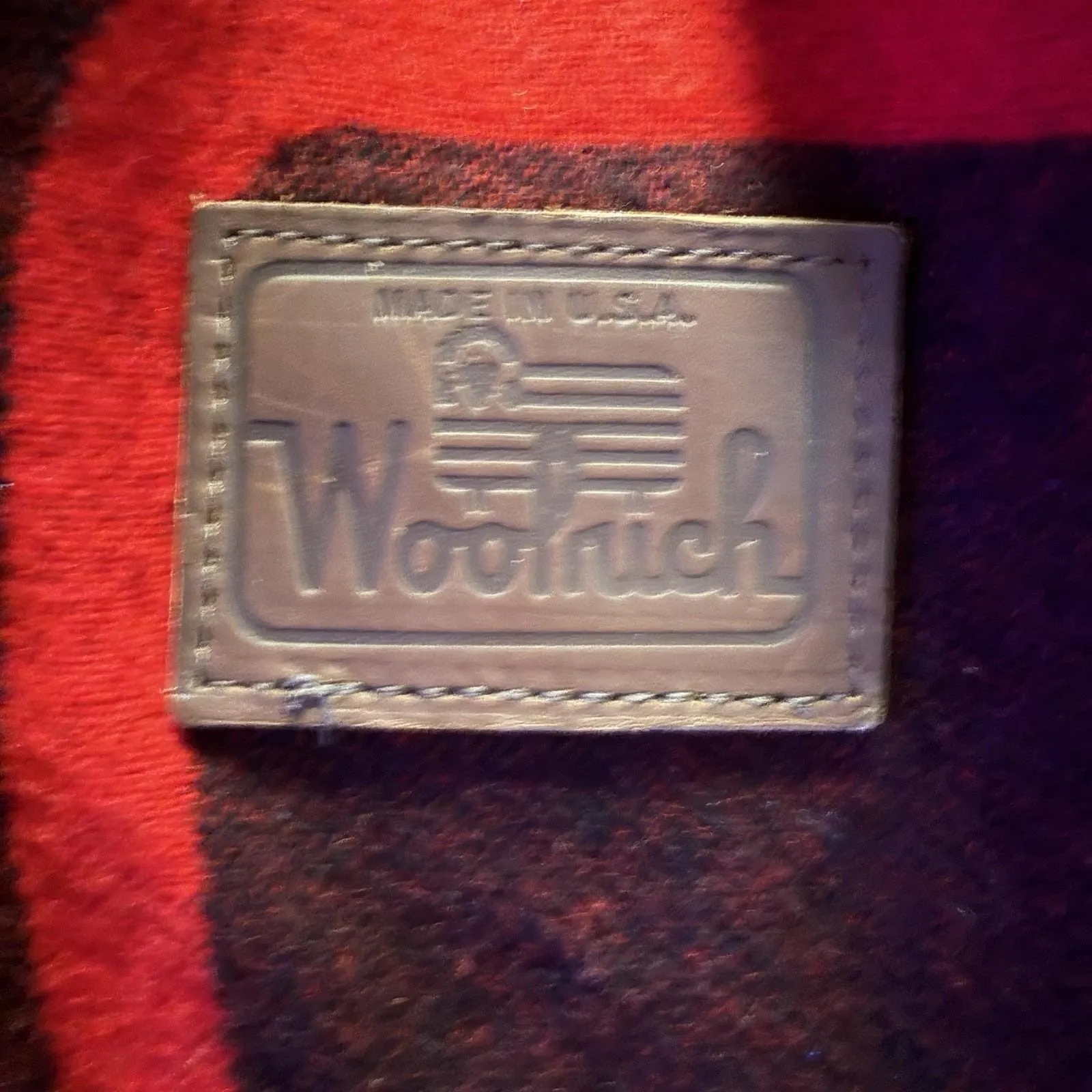 Vintage Woolrich Wool Blanket Bucket Bag Made in USA Frost River Americana - Image 10