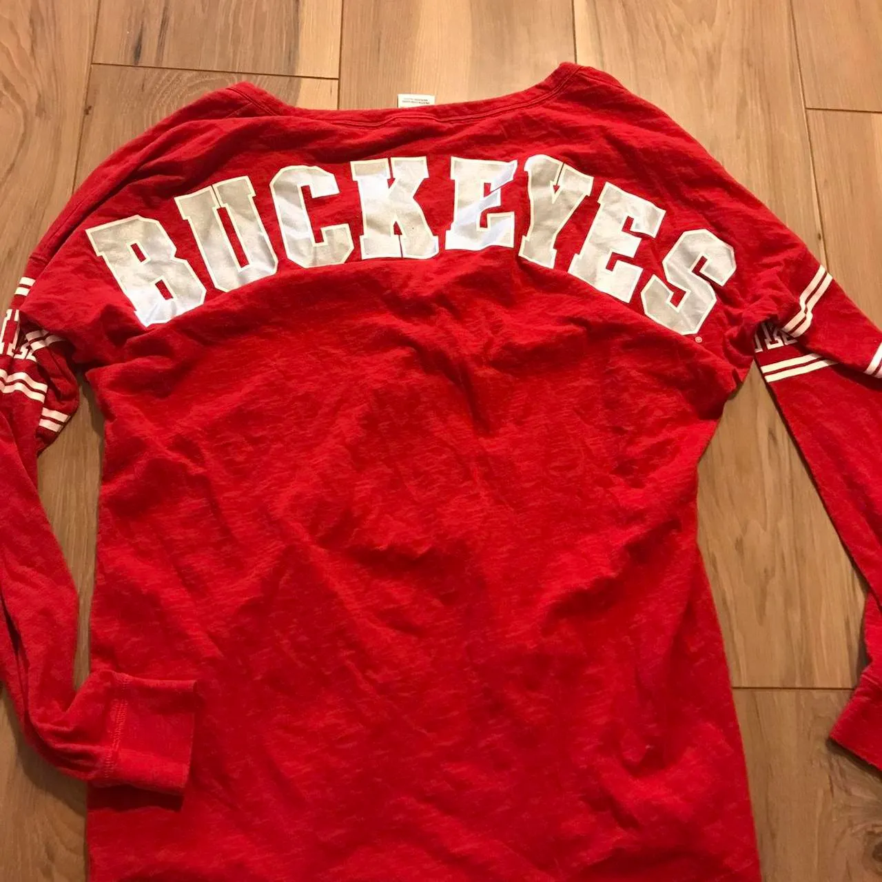 Victoria's Secret  Ohio State Buckeyes Pink Long Sleeve Shirt - Image 5