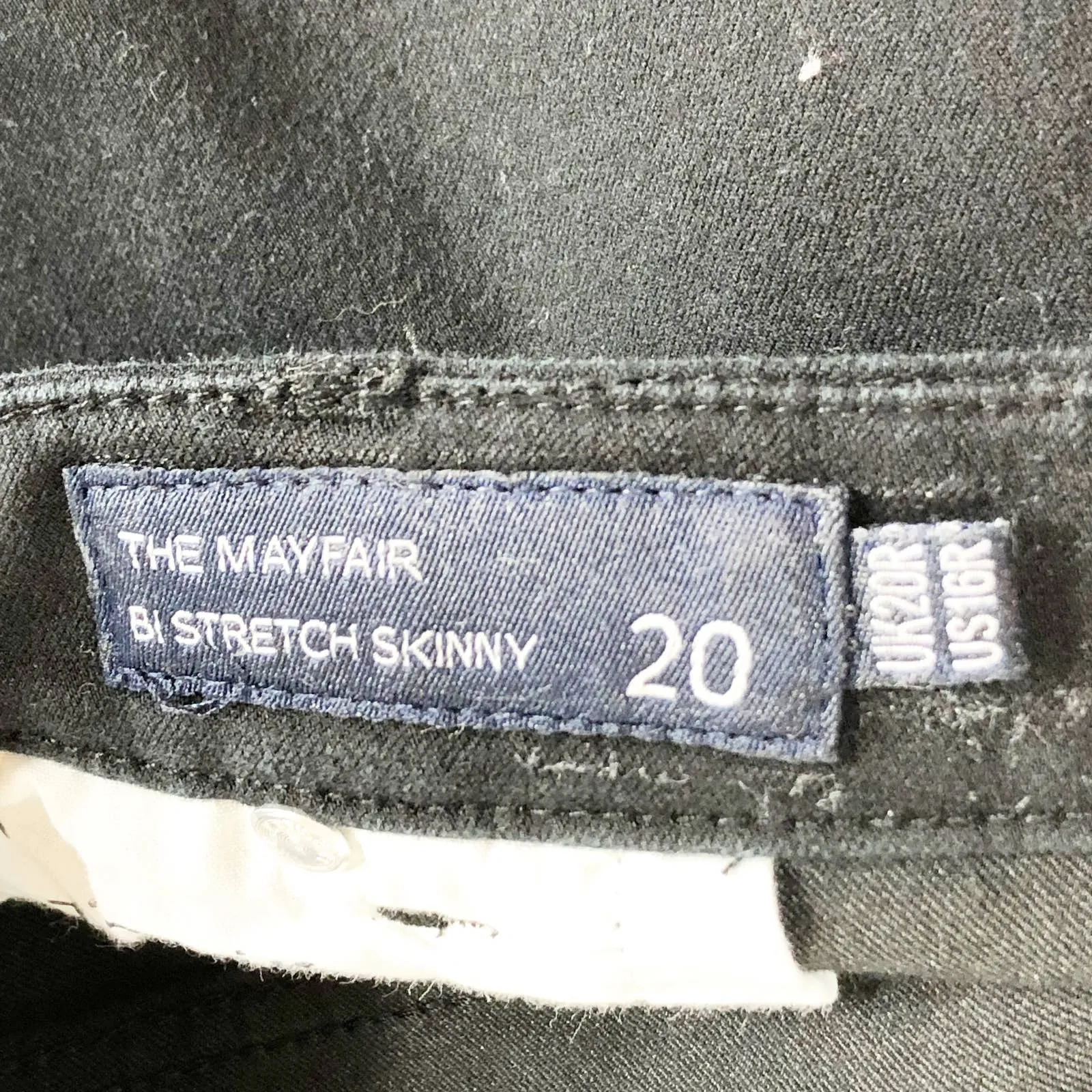 Boden Plus Size 16 Jeans Black The Mayfair‎ Bi Stretch Skinny Denim Womens 755 - Image 8