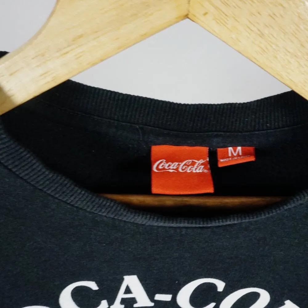 Coca Cola Sweatshirt Medium Junior Gray Long Sleeve Soft Sweatshirt - Image 3