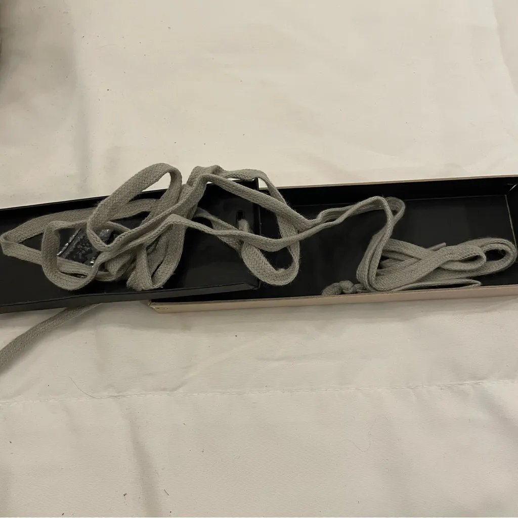 Golden Goose Women's Slide Black with Studs size 41, US 11 with Swarovski Laces - Image 13